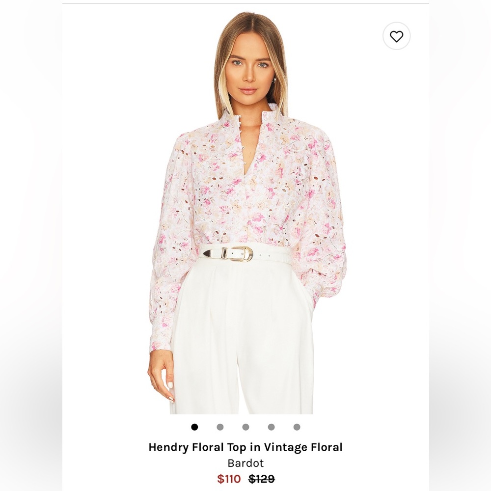 Bardot Hendry Floral Too in Vintage Floral NWT M